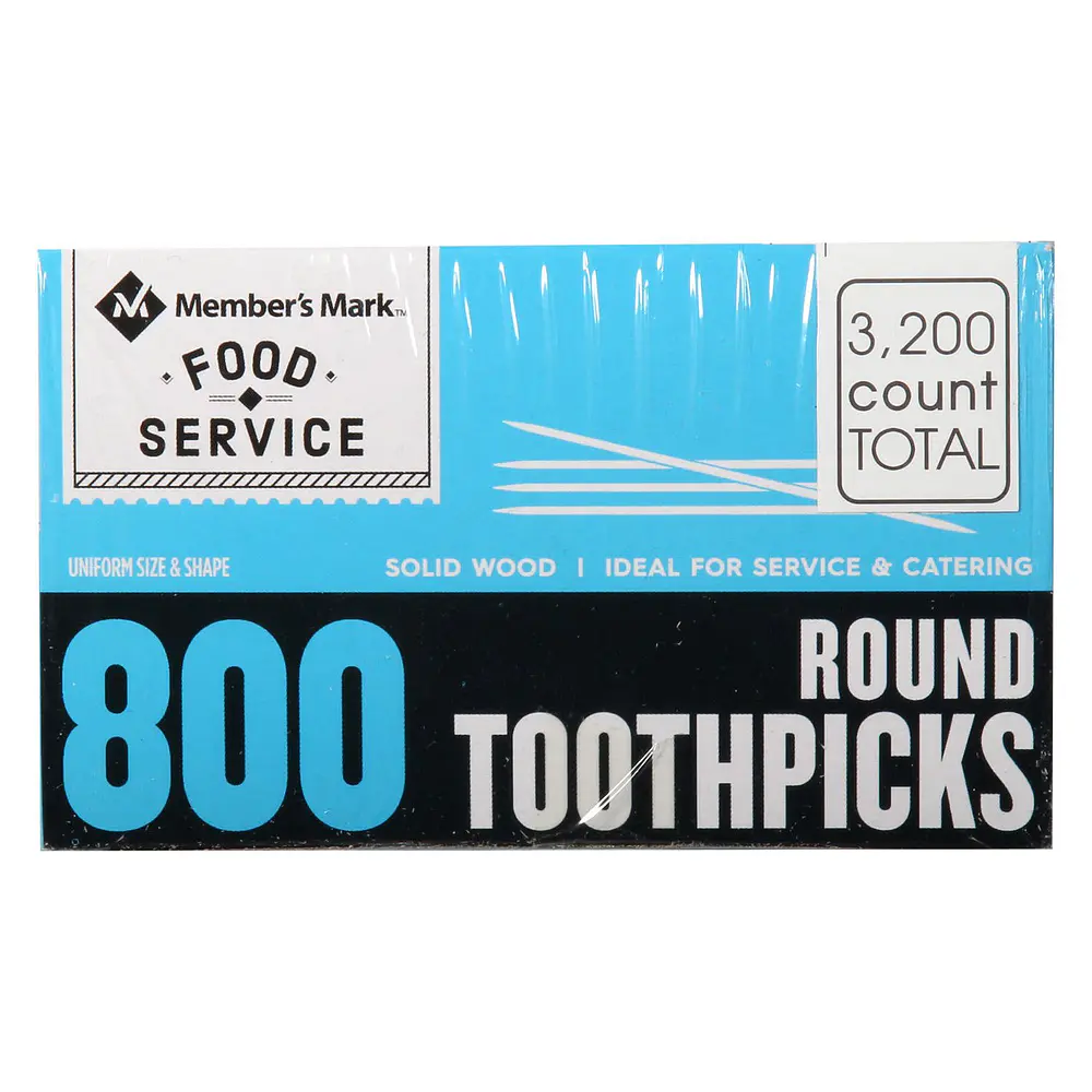 Daily Chef Food Service Round Toothpicks
