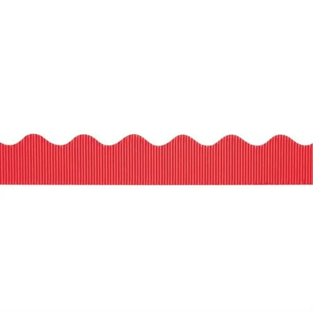 Pacon Bordette Decorative Border  2 1/4  x 50  Roll  Flame Red -PAC37036