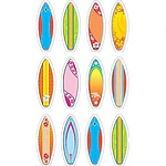 Teacher Created Resources 2-5/8  Surfboards Assorted Colors (TCR5537)
