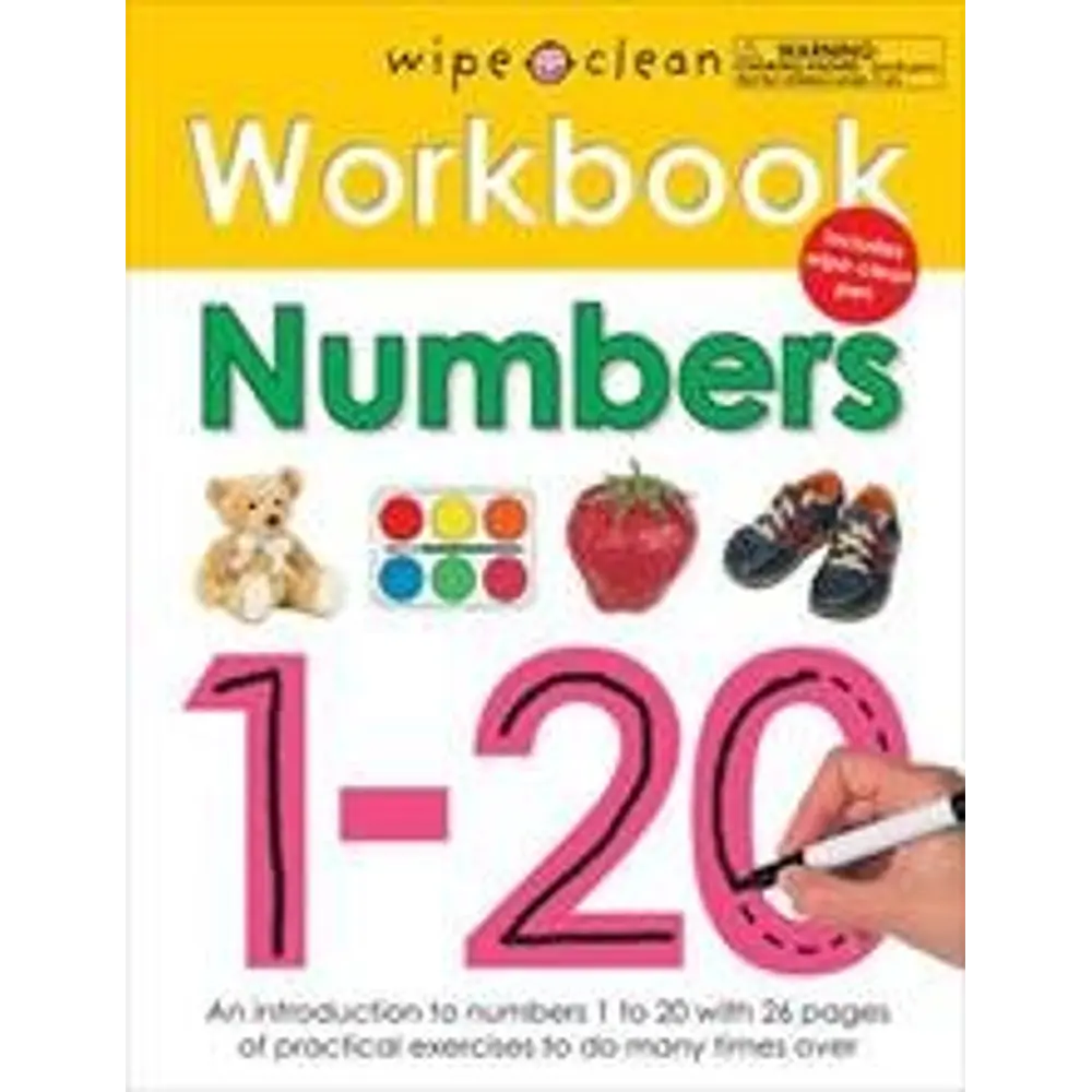 Wipe Clean Workbook Numbers 1-20 (Paperback) by Bicknell Books Priddy
