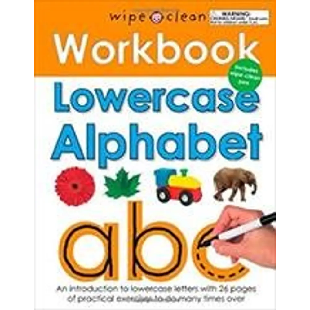 Wipe Clean Workbook Lowercase Alphabet - (Wipe Clean Learning Books) by Roger Priddy (Mixed Media Product)