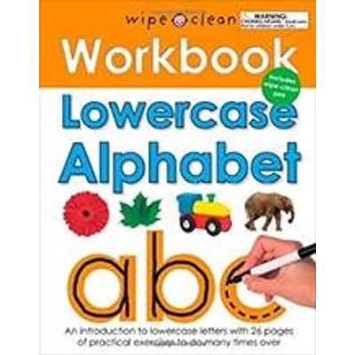 Wipe Clean Workbook Lowercase Alphabet - (Wipe Clean Learning Books) by Roger Priddy (Mixed Media Product)