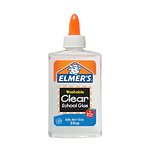 Elmer s Clear School Glue  5 oz.