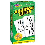 Addition 13-18 Skill Drill Flash Cards