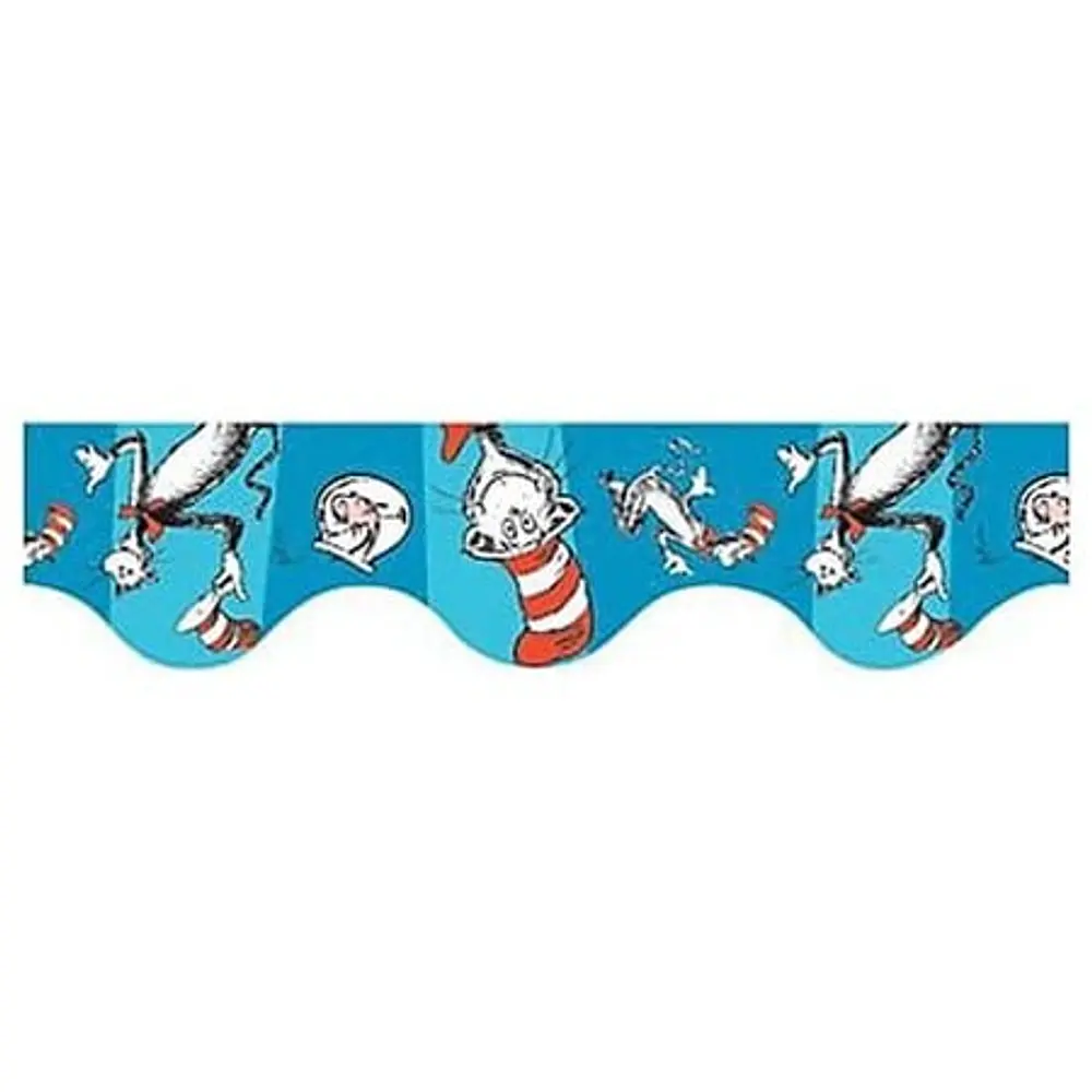 (Price/Pack)Eureka EU-845017 Cat In The Hat Blue Deco Trim