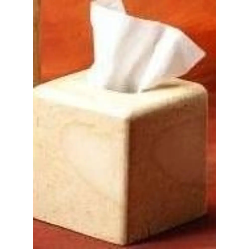 Creative Home Curvy Marble Tissue Box Holder
