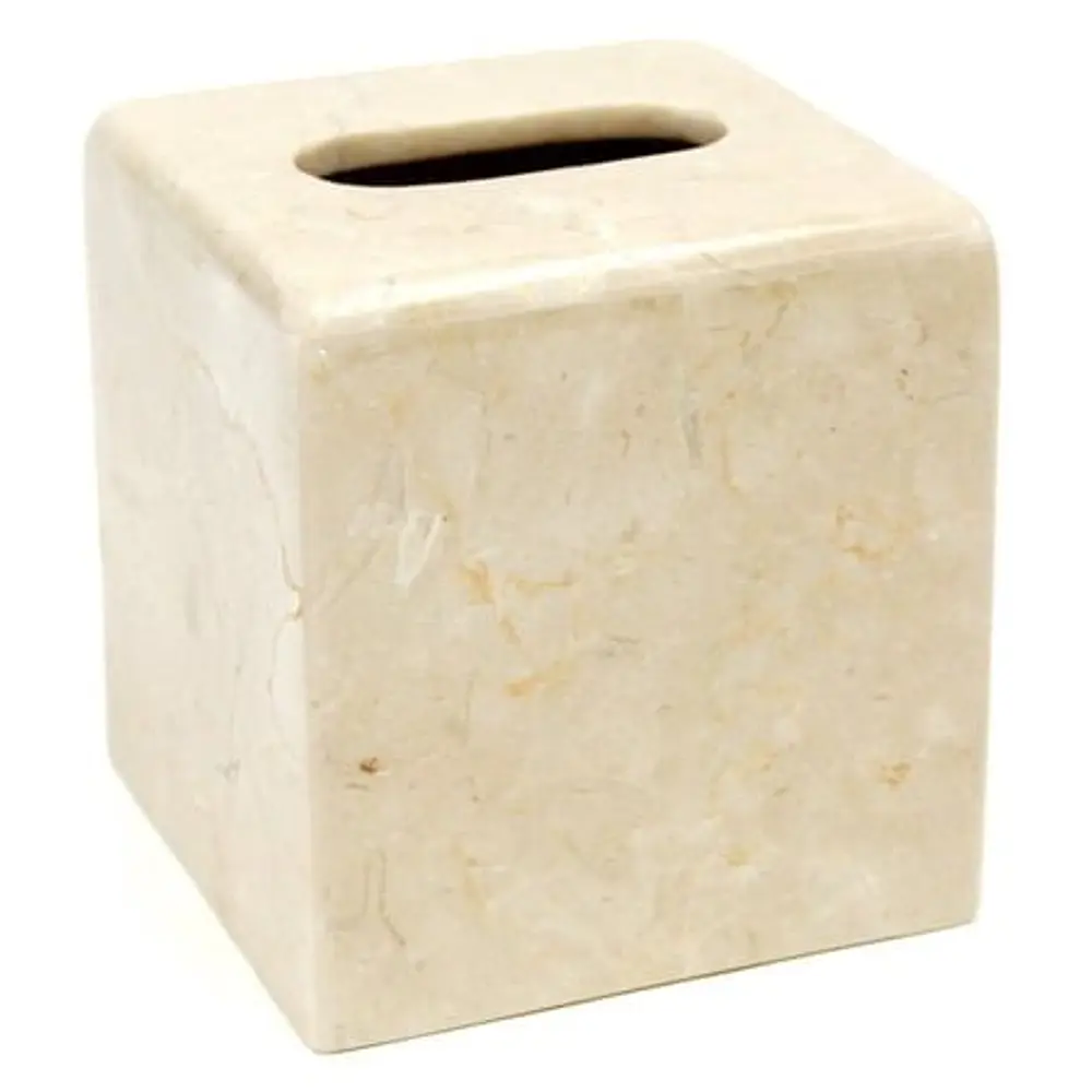 Creative Home Curvy Marble Tissue Box Holder
