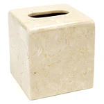 Creative Home Curvy Marble Tissue Box Holder