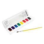 Crayola 8ct Kids Watercolor Paints with Brush: Washable Water-Based Tempera Set, Multicolor, Ages 3+