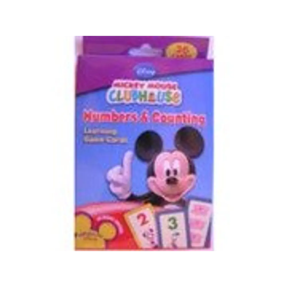 Mickey Mouse Numbers & Counting Learning Flash Cards