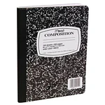 Mead 09910 9.75 in. x 7.5 in. Sheets Wide/Legal Rule Composition Book - Black Cover