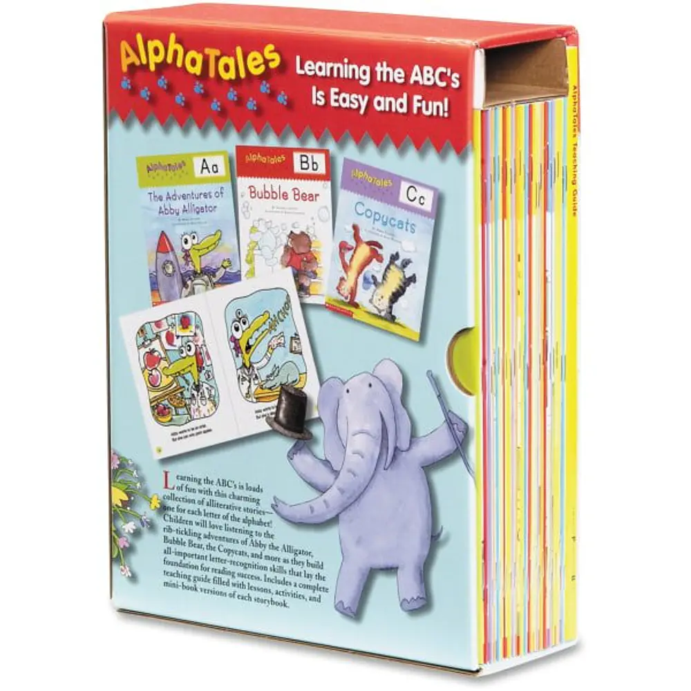 Scholastic AlphaTales Learning Library Box Set