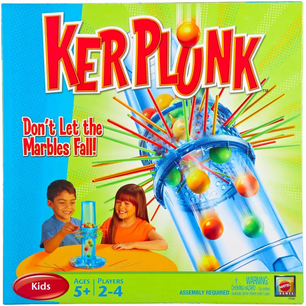 KerPlunk Kids Game  Family Game for Kids & Adults with Simple Rules for 2-4 Players