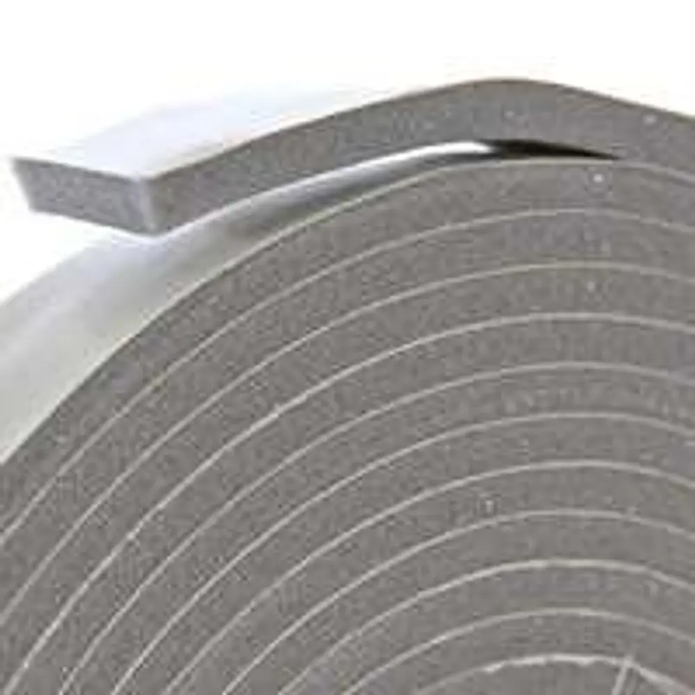Frost King V443H Foam Tape  3/8 in W  17 ft L  3/16 in Thick  Vinyl  Gray