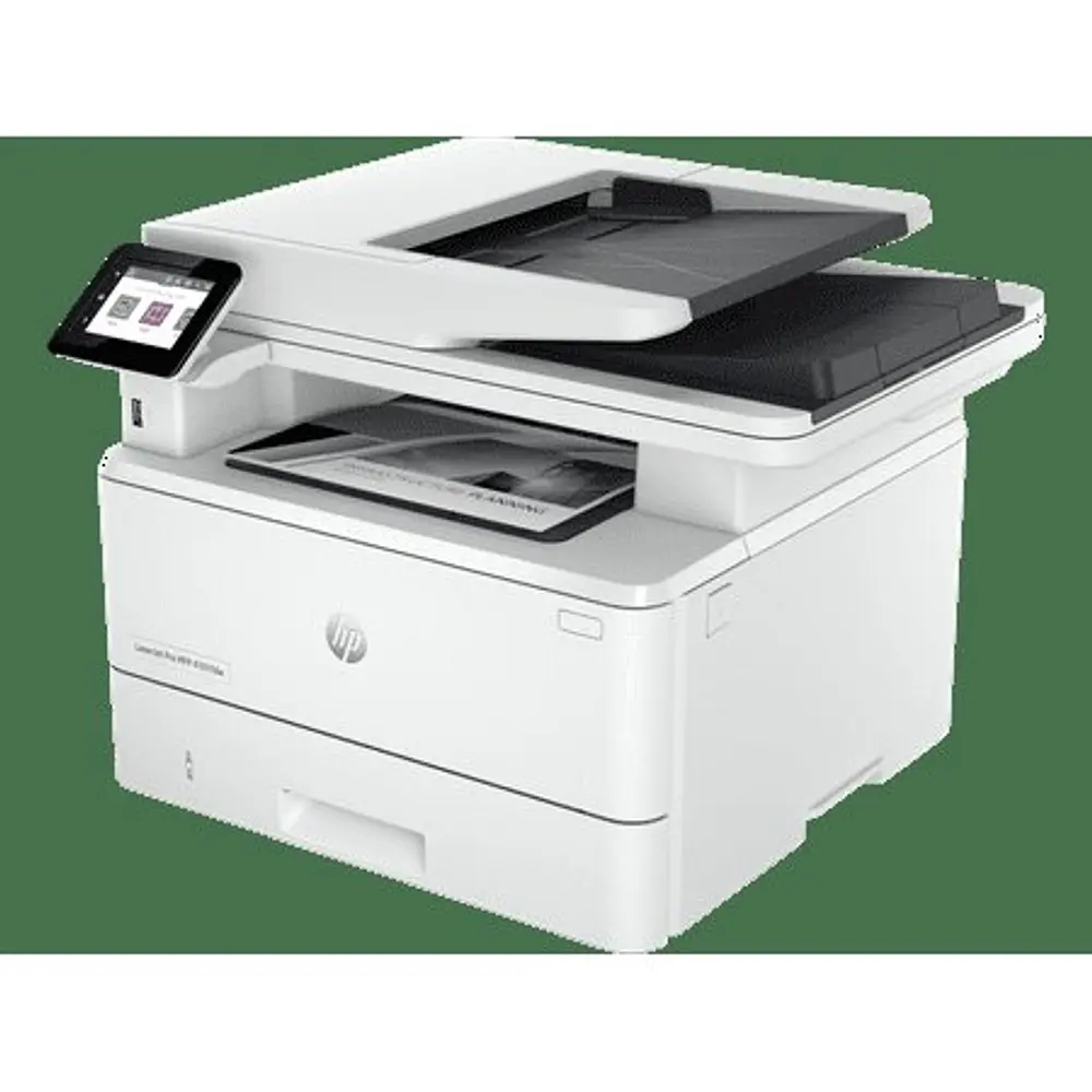 HP - LaserJet Pro MFP 4101fdw Wireless Black-and-White All-in-One Laser Printer - White