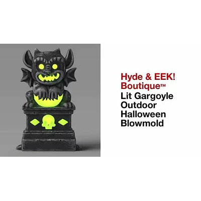 Lit Gargoyle Outdoor Halloween Blowmold - Hyde & EEK! Boutique™