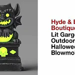 Lit Gargoyle Outdoor Halloween Blowmold - Hyde & EEK! Boutique™