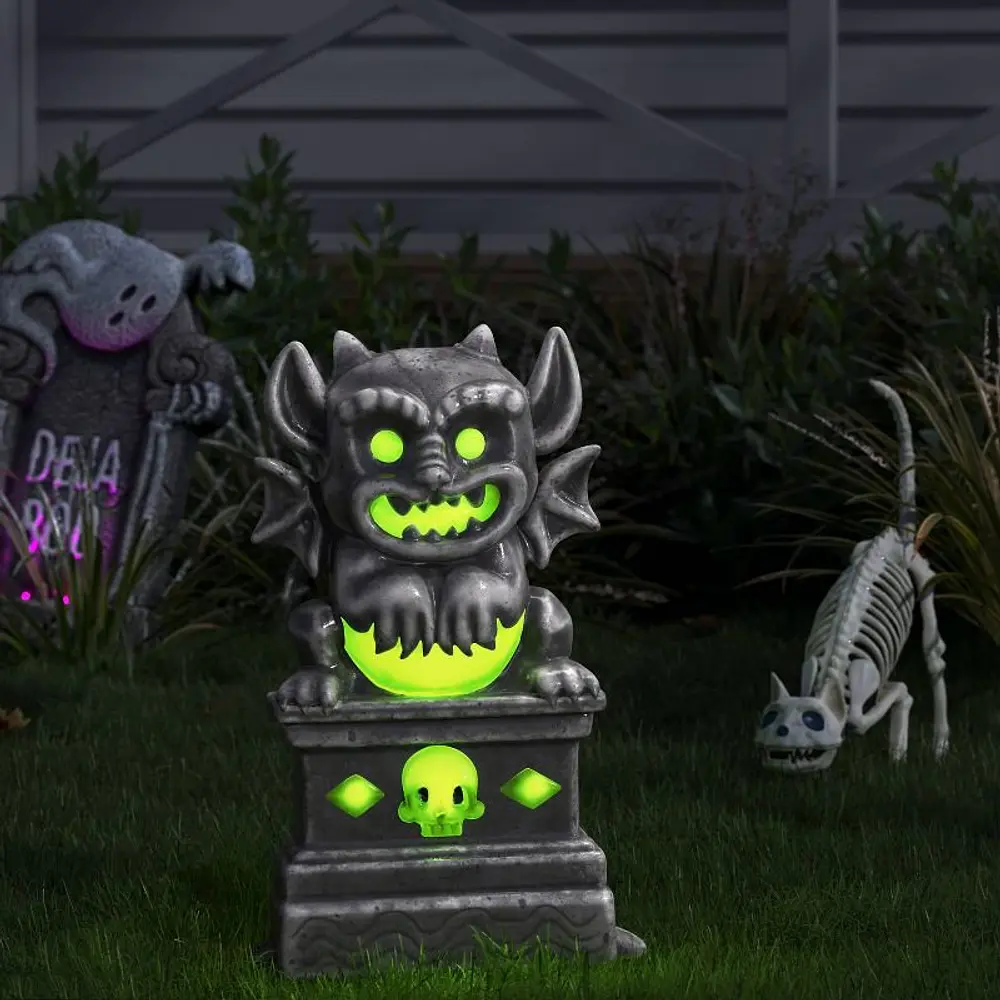 Lit Gargoyle Outdoor Halloween Blowmold - Hyde & EEK! Boutique™