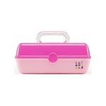 Caboodles Pretty In Petite Makeup Organizer - Hot Pink On Rose
