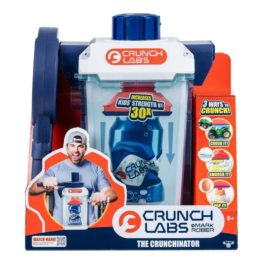 Crunch Labs The Crunchinator by Mark Rober  Crunch  Smoosh  Squeeze & Pop Objects  Harness The Awesome Kid Power Ages 8+
