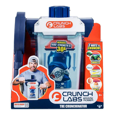 Crunch Labs The Crunchinator by Mark Rober  Crunch  Smoosh  Squeeze & Pop Objects  Harness The Awesome Kid Power Ages 8+