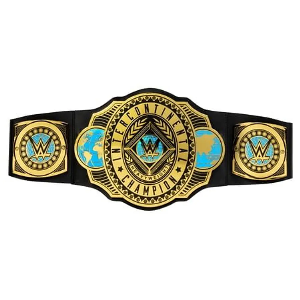 WWE Championship Intercontinental Champion Title  Kid-Sized Role-Play & Costume Belt Accessory
