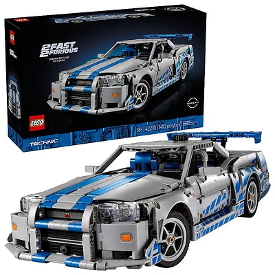 LEGO Technic 2 Fast 2 Furious Nissan Skyline GT-R R34 Car 42210