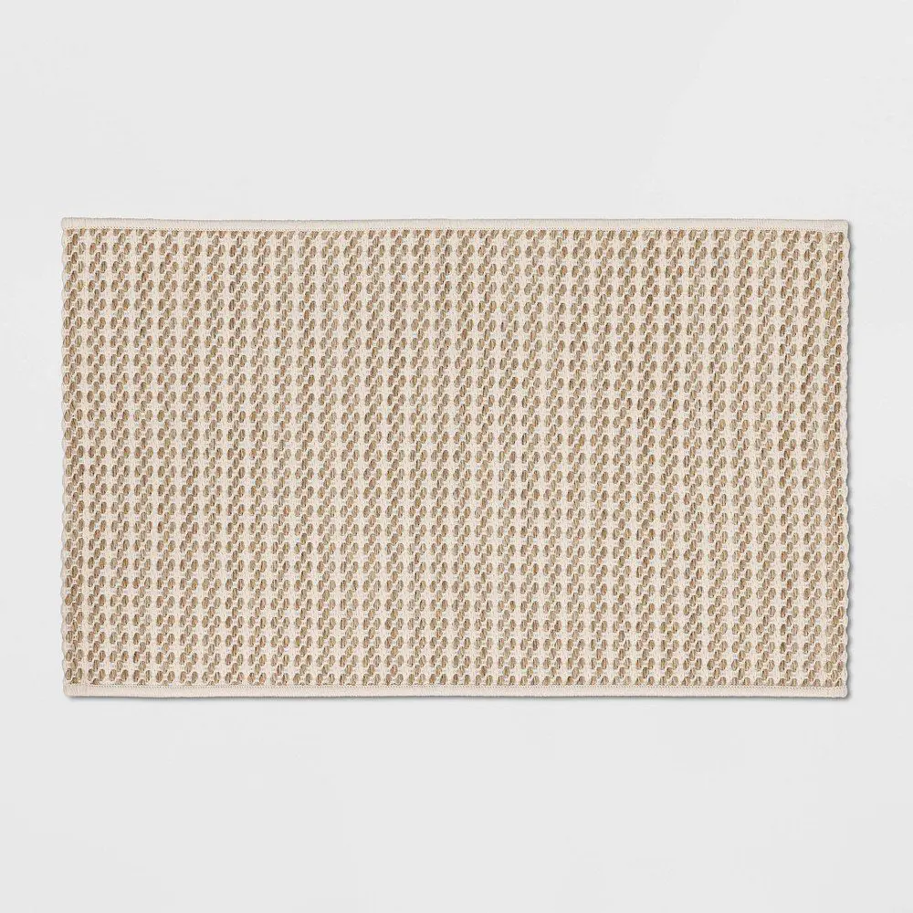 1'8"x2'10" Flat Kitchen Rug Natural - Threshold™