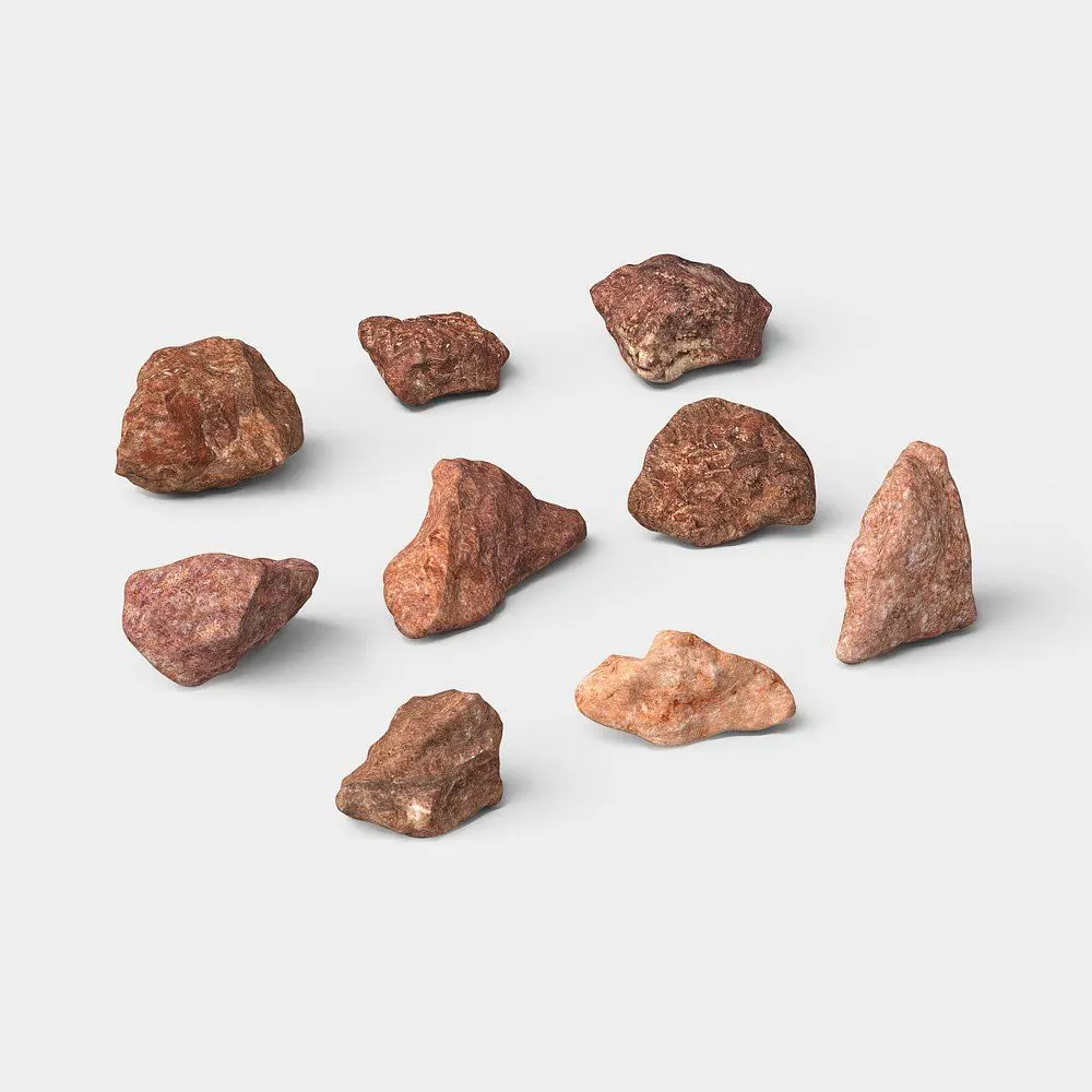 Rose Stone Terrarium Decorative Filler Red - Threshold™