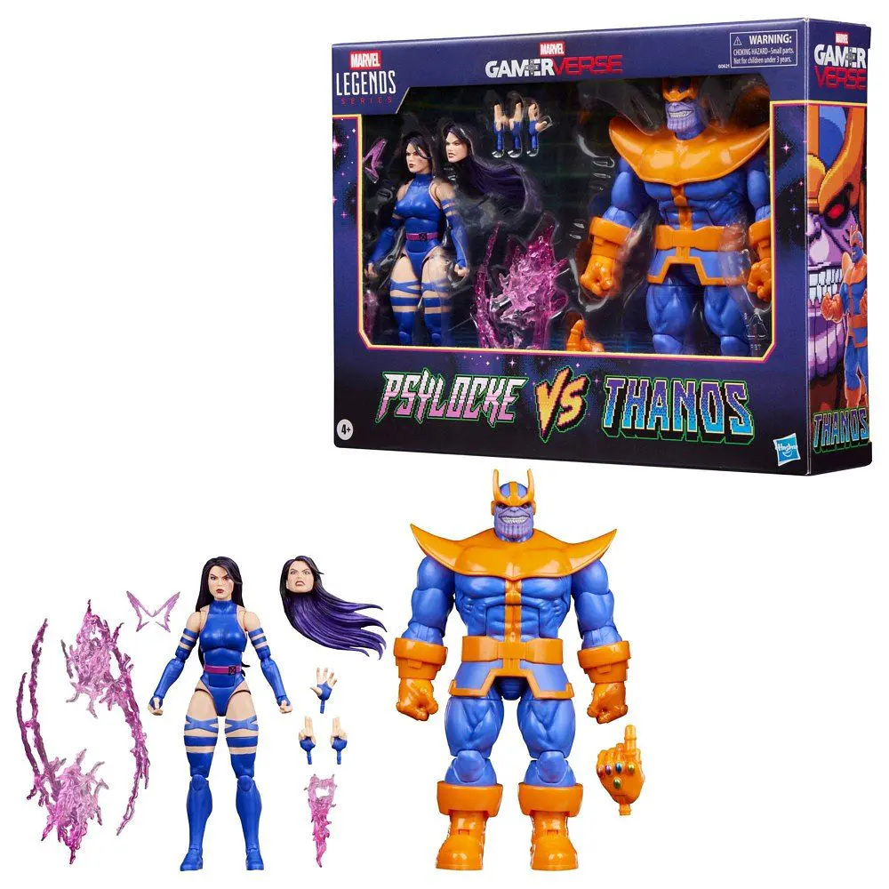 Marvel Legends Series Gamerverse Psylocke vs. Thanos