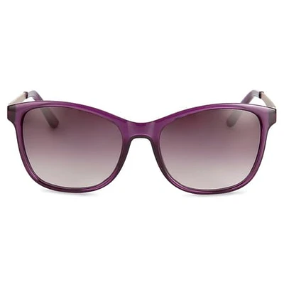 M aMerica Womens Fashion Cat eye Sunglasses  Plastic Maya Purple  55-18-140  MUMAYSPUR0055  1 Pair