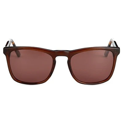 M aMerica Unisex  Fashion Oval Sunglasses  Plastic  Mu404Scrybn54  Crystal Brown  54-20-140  1 Pair