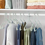 18pk Hangers Mindful Mint - Room Essentials™: Plastic Clothes Hangers for Shirts, Dresses, Tank Tops, Adult Use