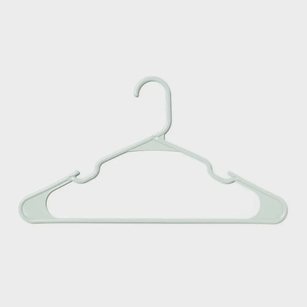 18pk Hangers Mindful Mint - Room Essentials™: Plastic Clothes Hangers for Shirts, Dresses, Tank Tops, Adult Use