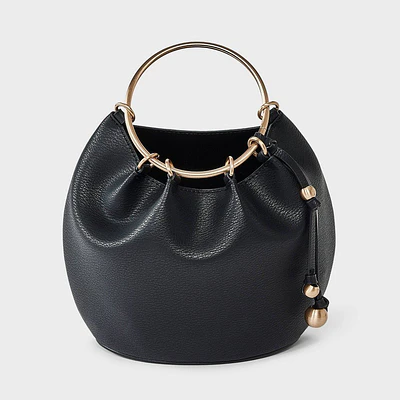 Gathered Bracelet Handbag - A New Day™ Black