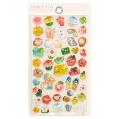 50pc Horizon Group Sticki Charms Dimensional Stickers