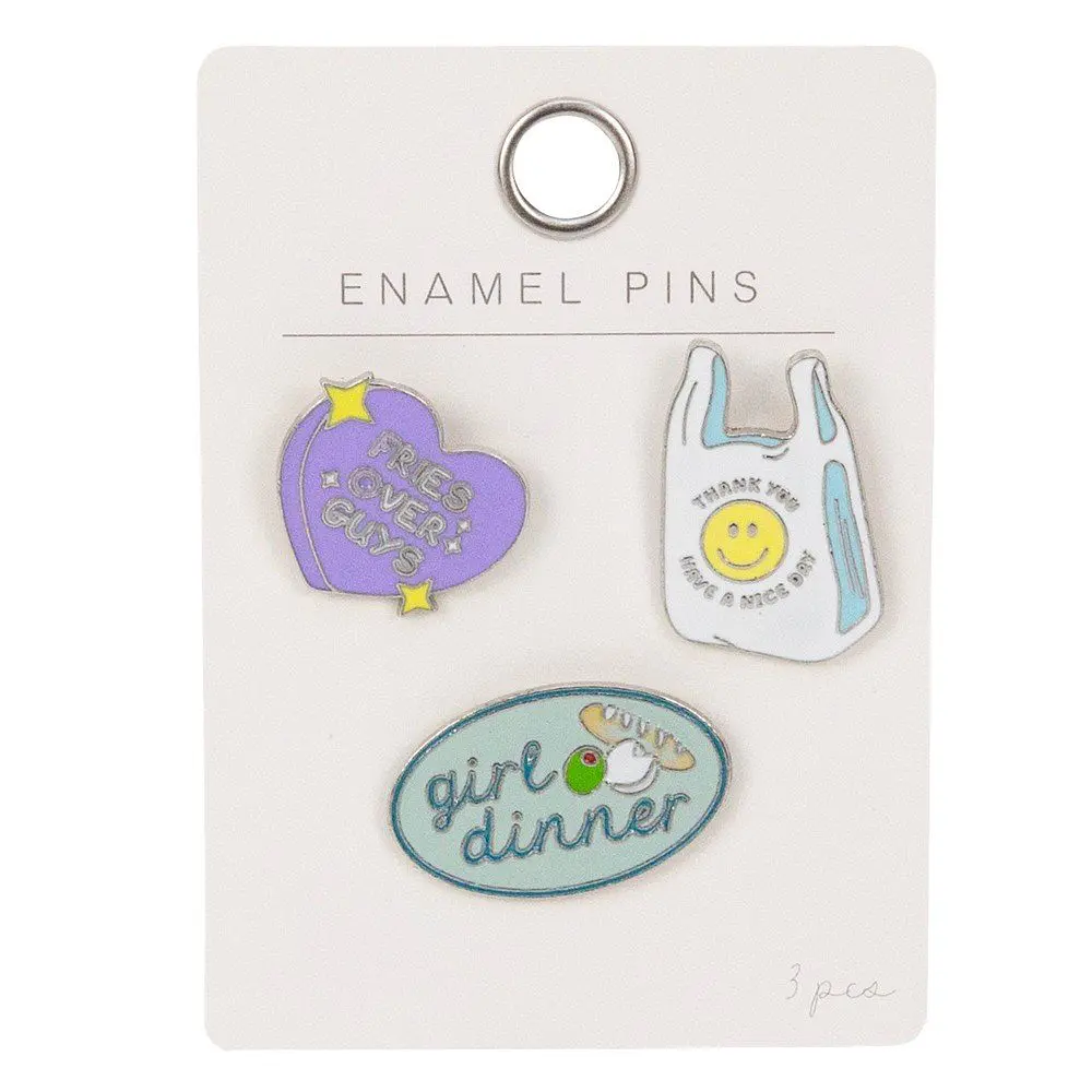 Horizon Group 3pk Girly Pin Set