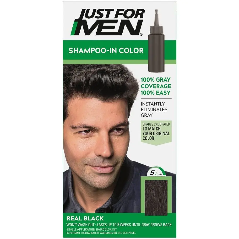 Just For Men Shampoo-In Color Gray Hair Coloring for Men