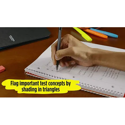 Five Star Reinforced Insertable Notebook Paper Graph Ruled 8 1/2 x 11 75 Sheets/Pack