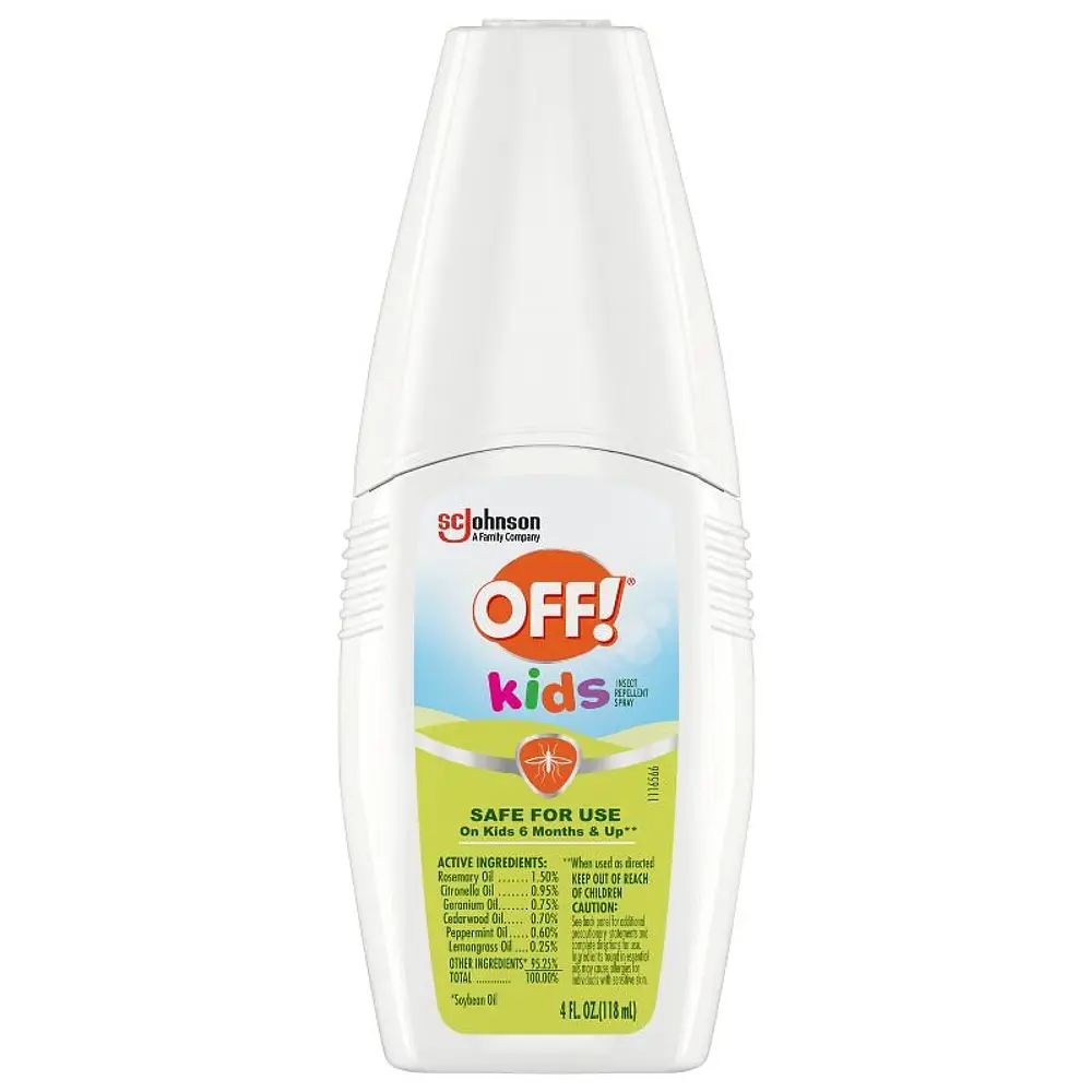 OFF! Kids Insect Repellent Spray  100% Plant Based Oils  Safe for Use On Babies  Toddlers and Kids  4 oz