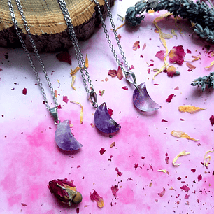 Colgante Lunas de Amatista