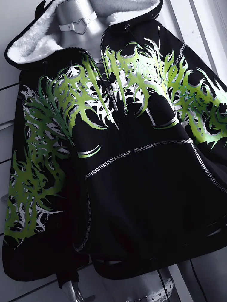 XL SKYRIM FLUOR GREEN 6