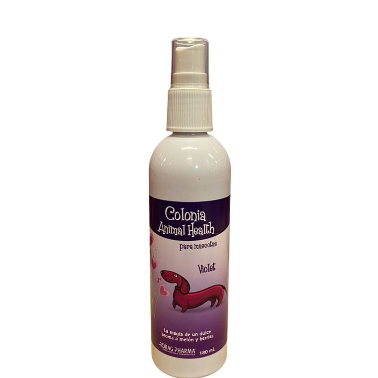 Colonia para mascotas Violeta 180 ml Drag Pharma 1