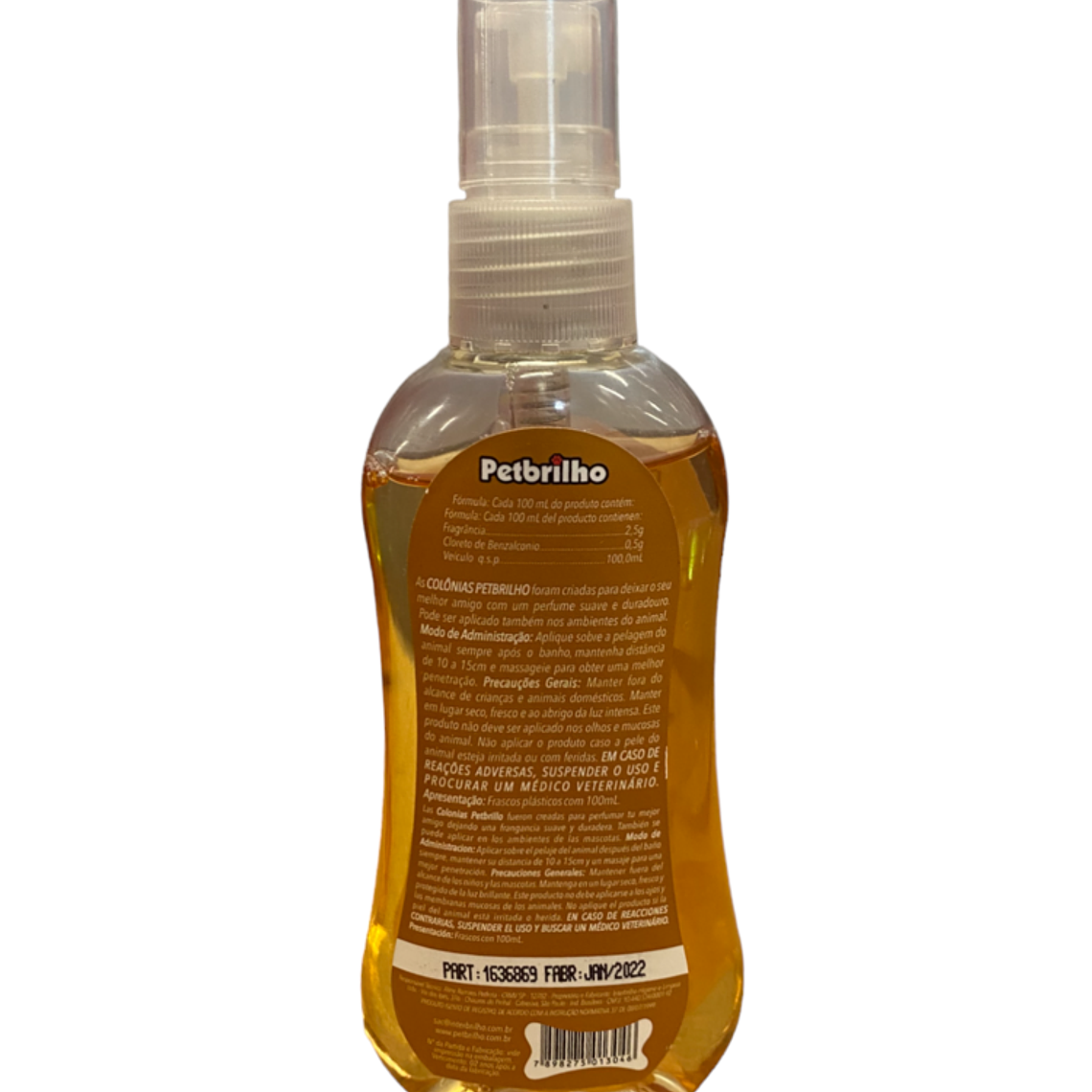 Colonia para cachorros 100 ml Petbrilho 2