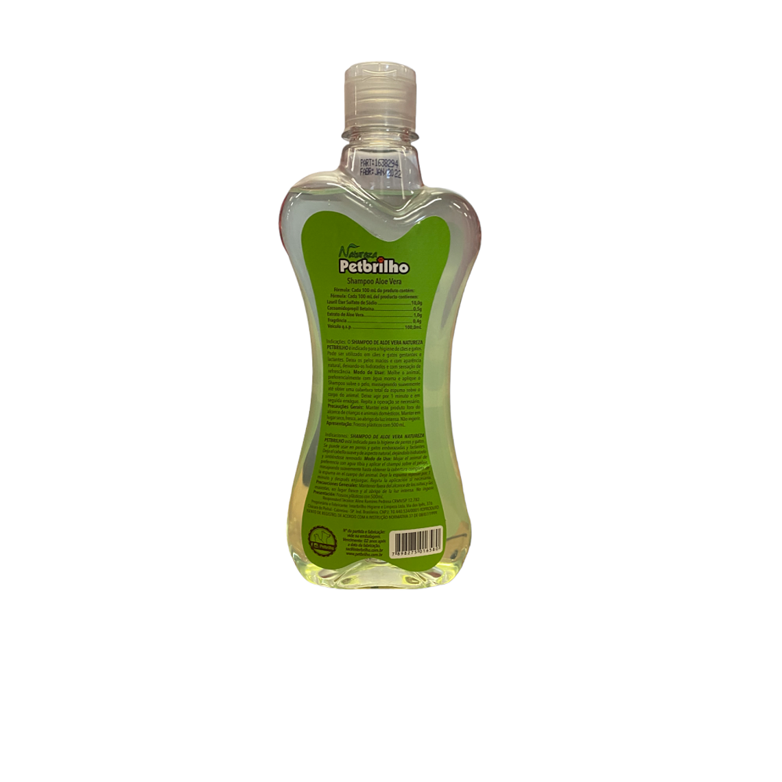 Shampoo para mascotas Áloe Vera 500 ml Petbrilho 2