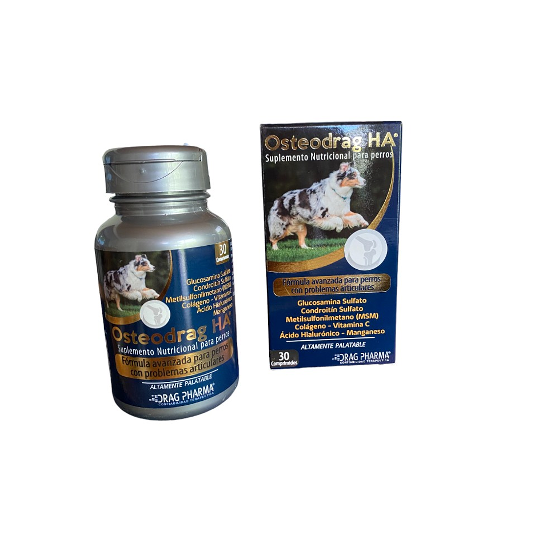 Suplemento alimenticios HA 30 comprimidos Osteodrag 1