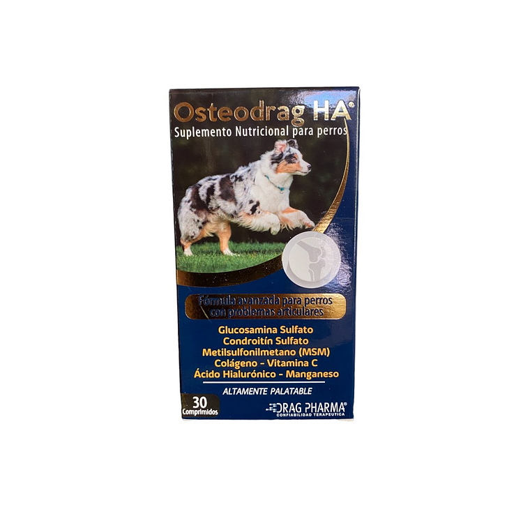 Suplemento alimenticios HA 30 comprimidos Osteodrag 2