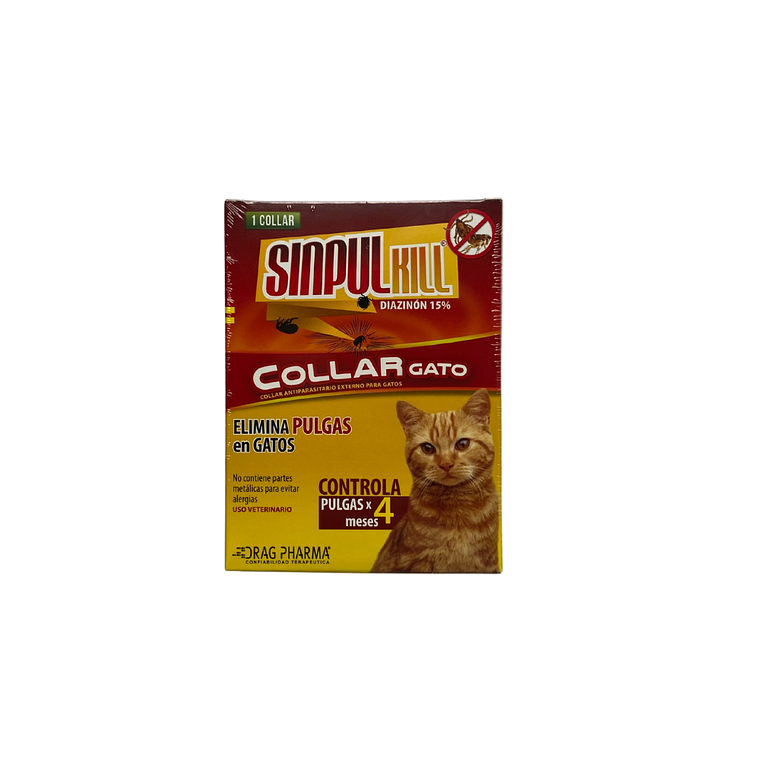 Collar Pulgas y Garrapatas Gatos Simpul 1