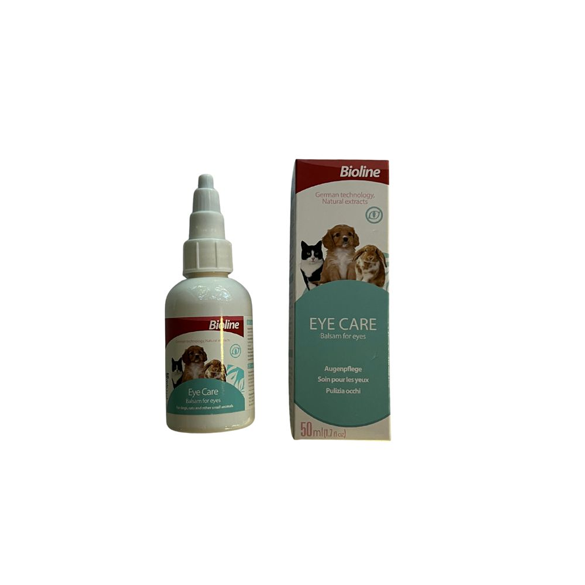 Bálsamo para ojos para mascotas Bioline 2