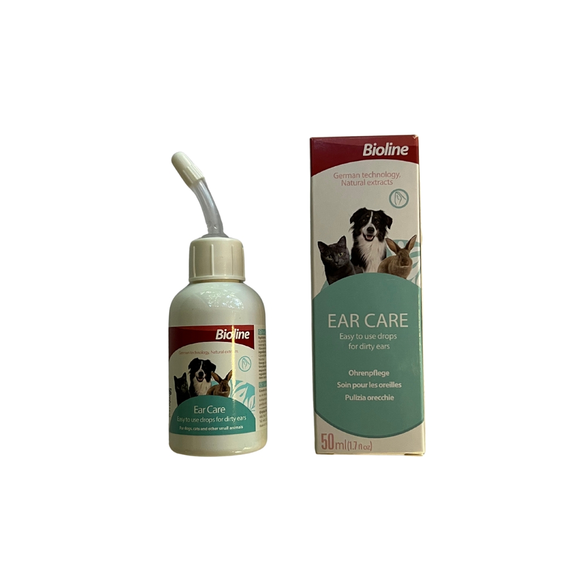 Cuidado del los Oídos para mascotas Bioline 2